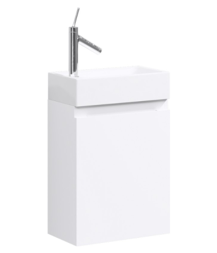 Тумба с умывальником AQWELLA Leon-MP 40 Белый Ln-MP.01.04/W